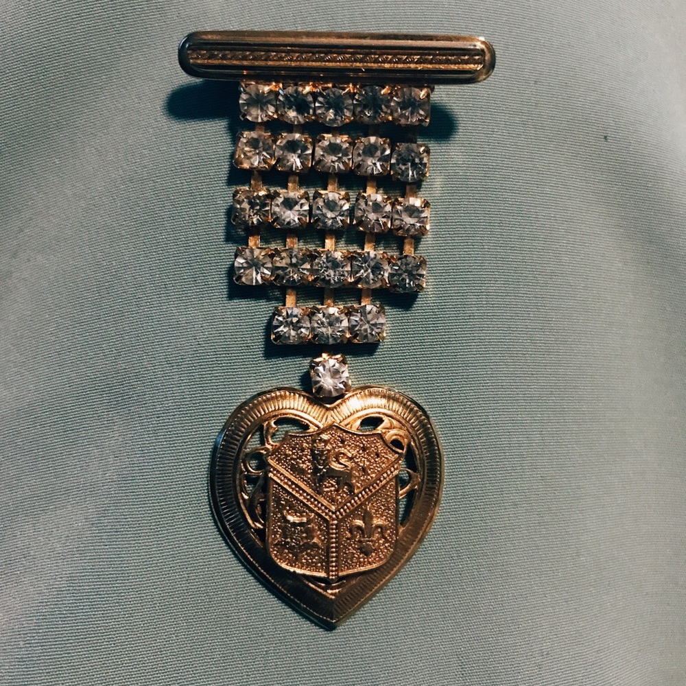 Vintage Shield Lapel Pin